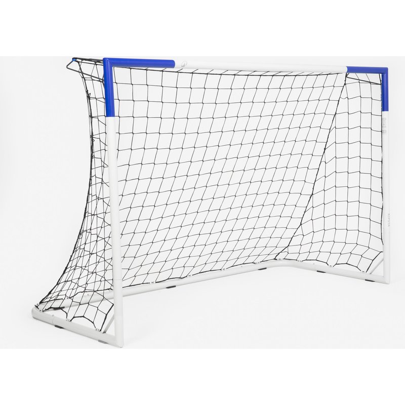 Fußball Tor Größe M - Classic 500 grau/blau