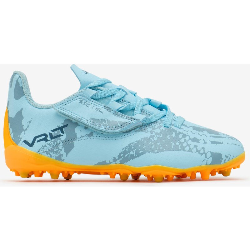 Kinder Fußball Nockenschuhe MG/AG mit Klettverschluss ‒ VIRALTO I Easy blau