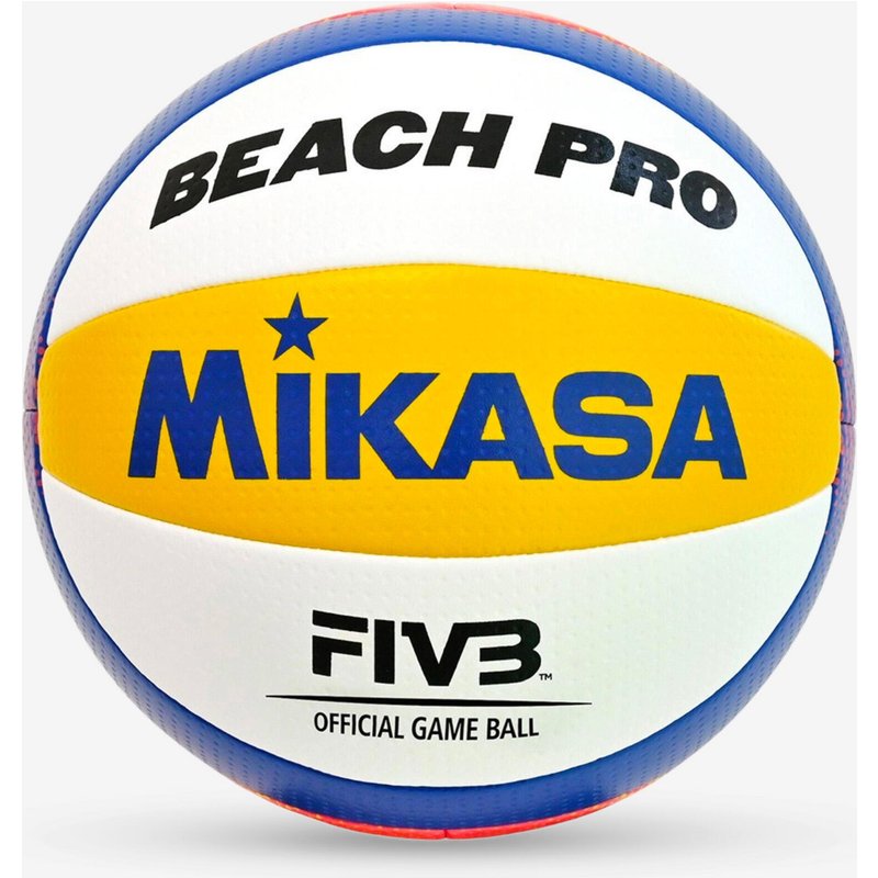 Beachvolleyball Größe 5 - Mikasa BV550C EU Beach Pro gelb/blau