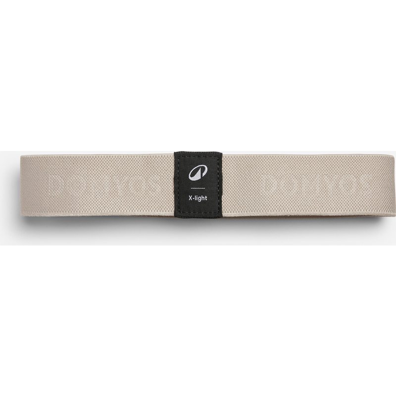Fitness Band Trainingsband Textil Gesäß extraleichter Widerstand - beige