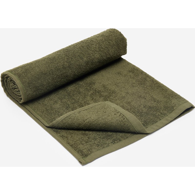 Handtuch Baumwolle 90 × 50 cm - khaki