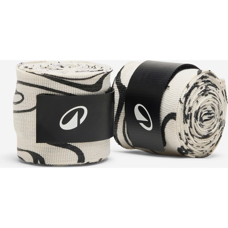 Boxbandagen robust 3 m - creme/schwarz