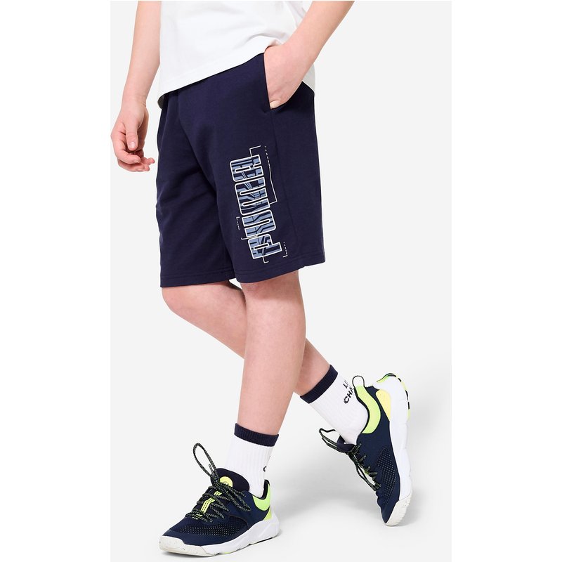 Shorts Kinder Baumwolle - dunkelblau