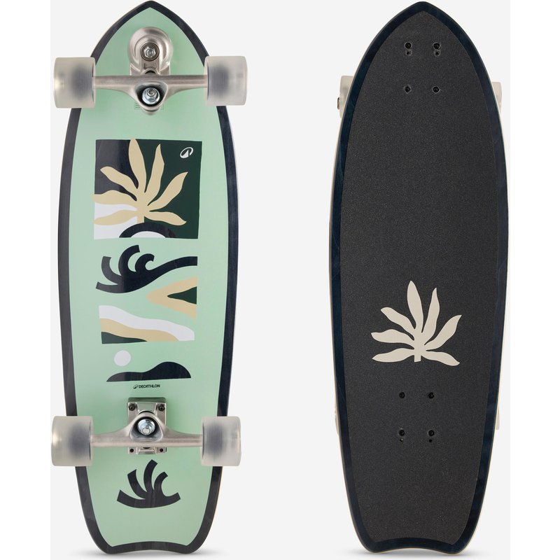 Longboard Surf Skateboard 31" - Spirit grün