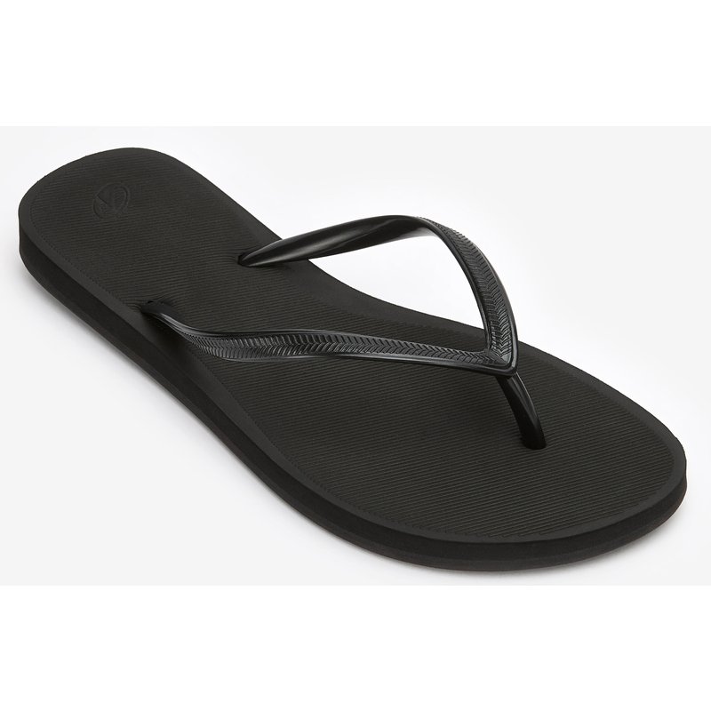 Zehensandalen Damen 500 schwarz