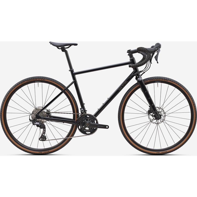 Gravelbike 28 Zoll GRVL AF Shimano GRX 2x12 Schwarz