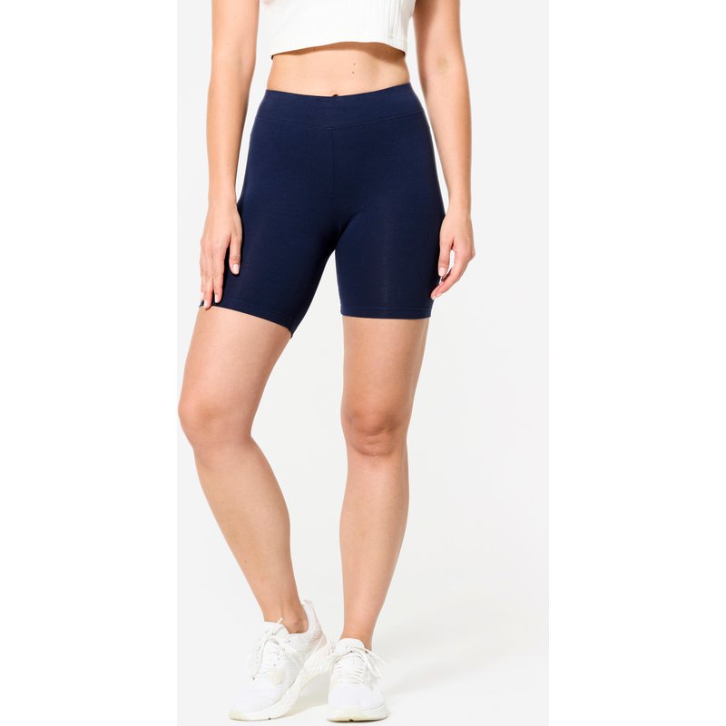 Shorts Radlerhose Damen - stahlblau