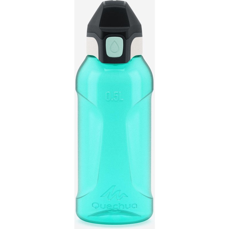 Trinkflasche Kinder 0,5 l Ecozen® mit Schnellverschluss Wandern - 500 blau