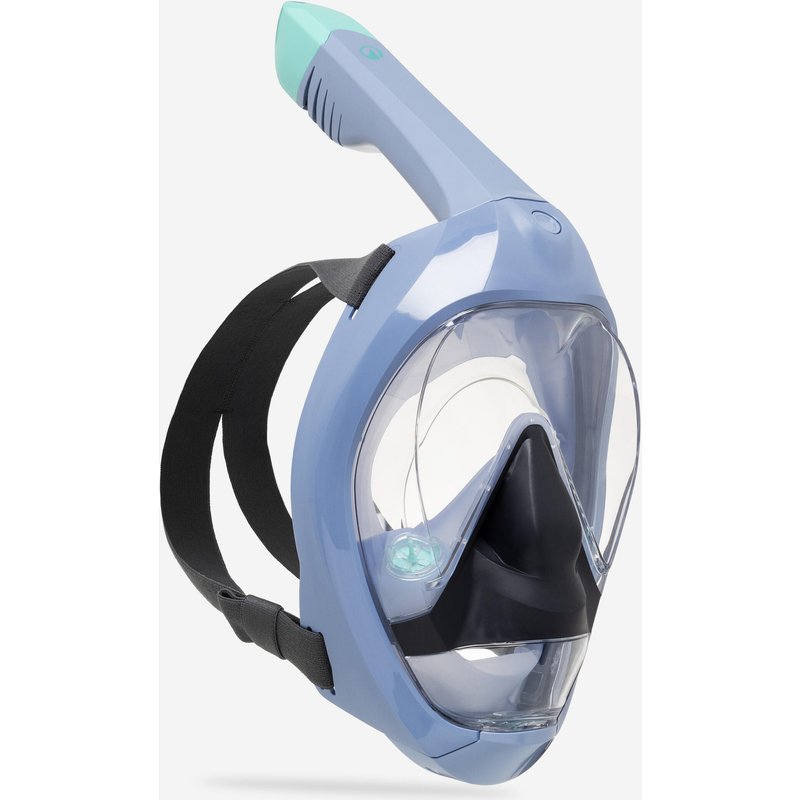 Schnorchelmaske Easybreath 900 blaugrau