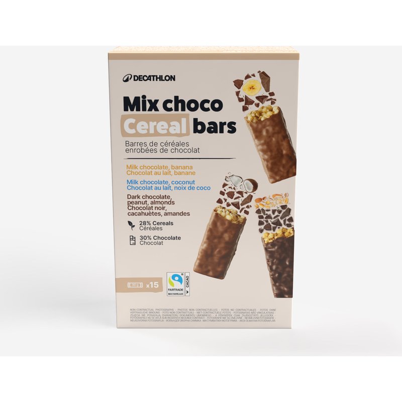 Energie Riegel Müsliriegel Mix mit Schokoüberzug 15 x 30g