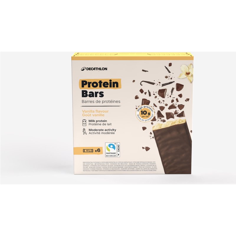 Proteinriegel Vanille mit Milchschokoladenüberzug 6 x 40g