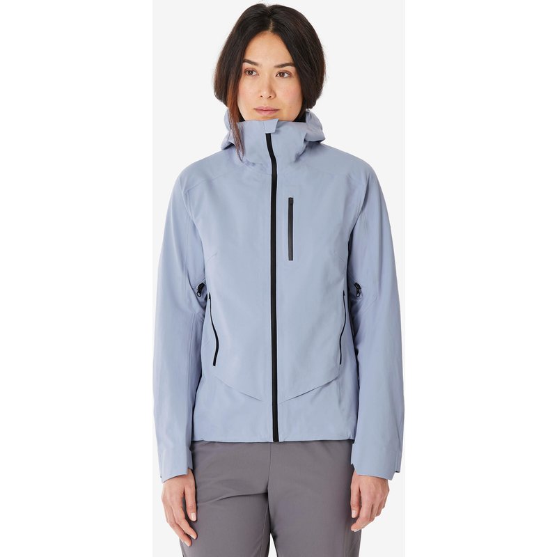 Regenjacke Damen wasserdicht leicht Wandern - MH900 violett