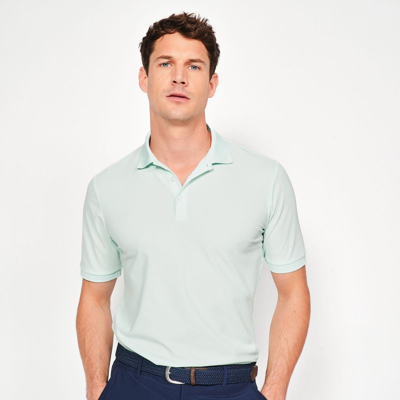 Herren Golf Poloshirt kurzarm - WW500 hellgrün