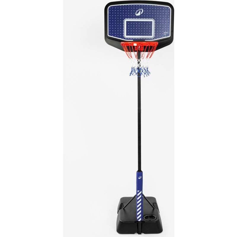 Kinder Basketballkorb mit Ständer höhenverstellbar 1,60-2,2m – K900 blau/schwarz