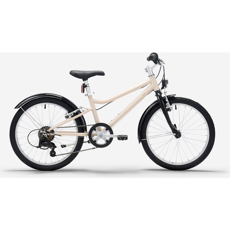 Kinderfahrrad Trekkingrad 20 Zoll Riverside 500 beige
