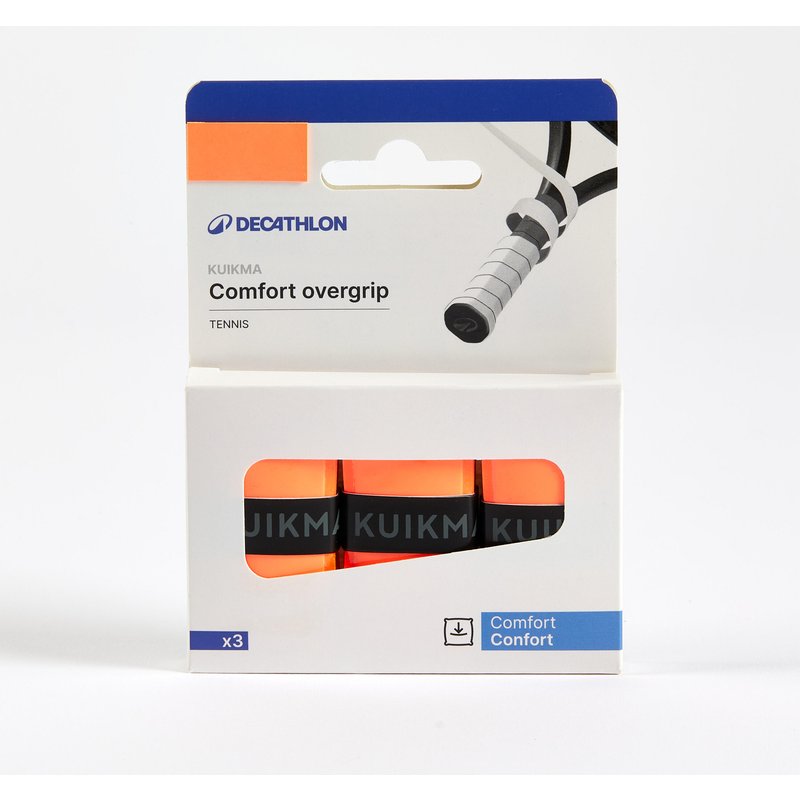 Griffband Tennis Comfort Overgrip 3er-Pack orange