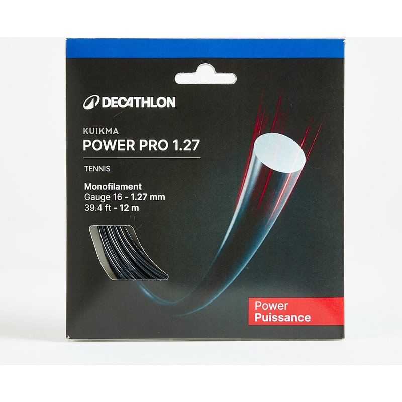 Monofaser Tennissaite 1,27 mm - TA 990 Power schwarz