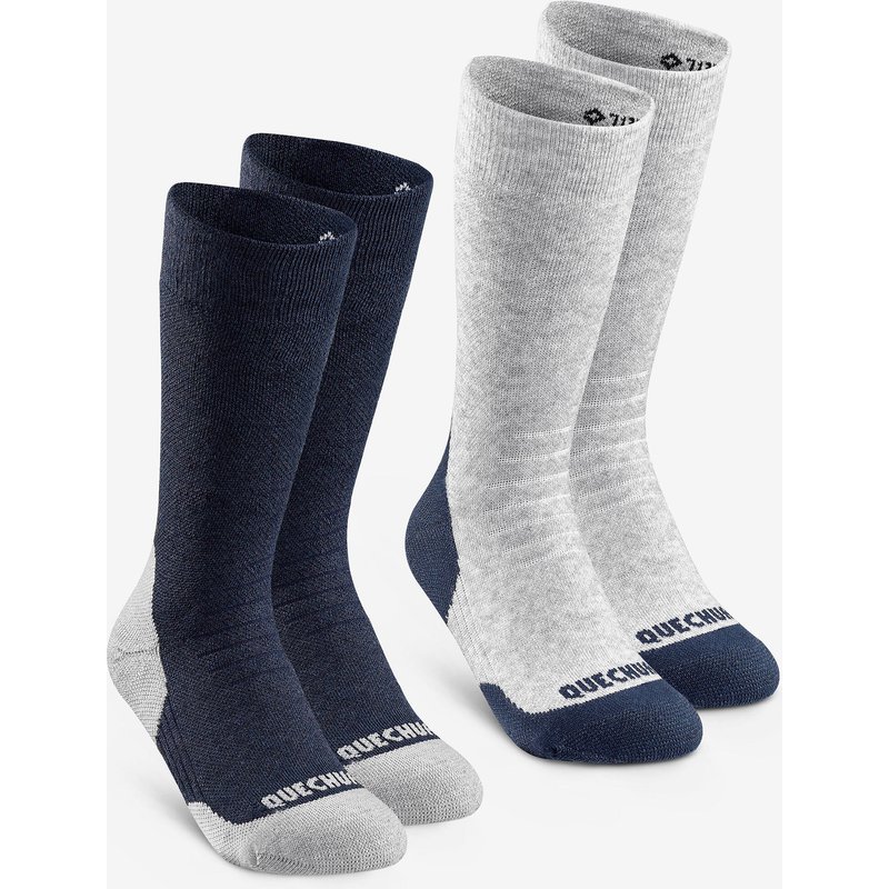 Wandersocken Kinder warm halbhoch - SH100 blau