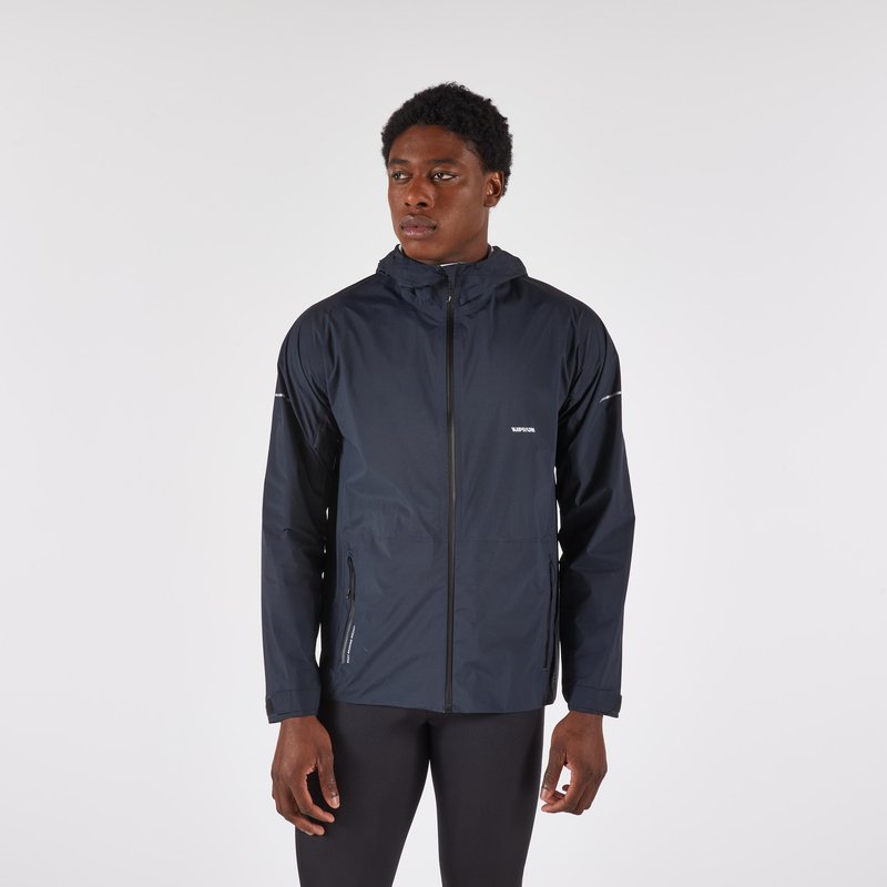 Laufjacke Herren wasserdicht atmungsaktiv - Run 900 dunkelgrau