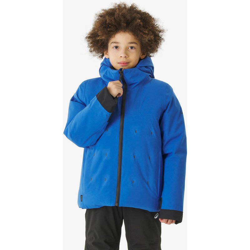 Skijacke Kinder Gr. 116–164 warm wasserdicht - 500 blau