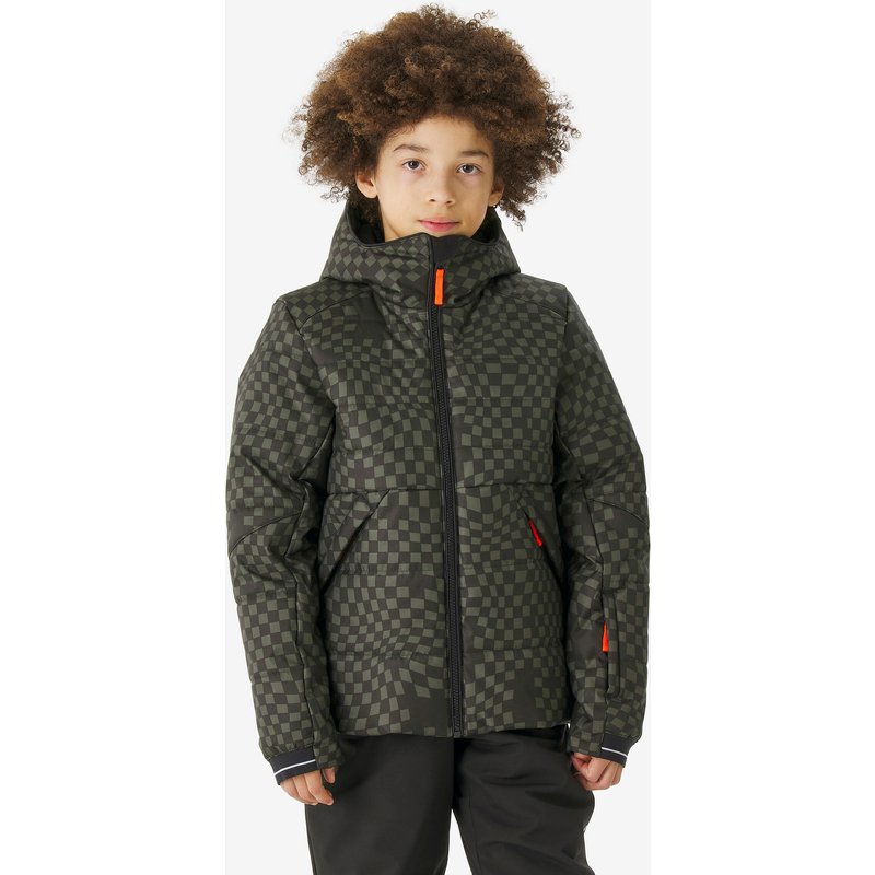 Skijacke Kinder 6 – 14 Jahre warm - 100 warm khaki