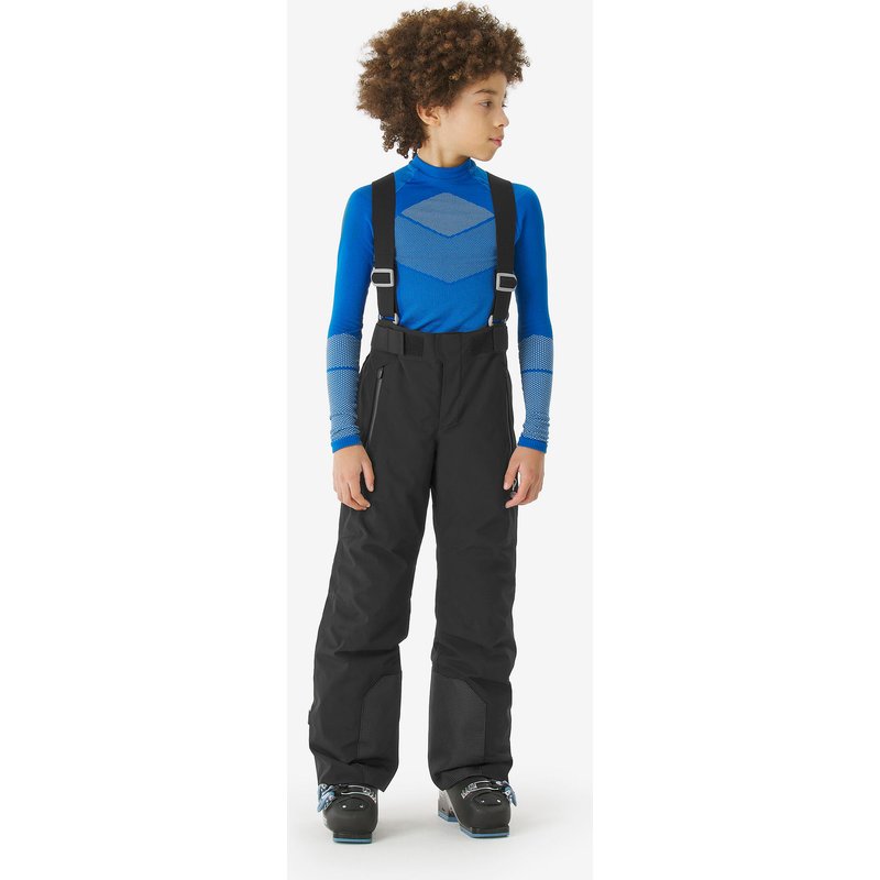 Skihose Kinder 8–16 Jahre warm wasserdicht - PNF 900 schwarz