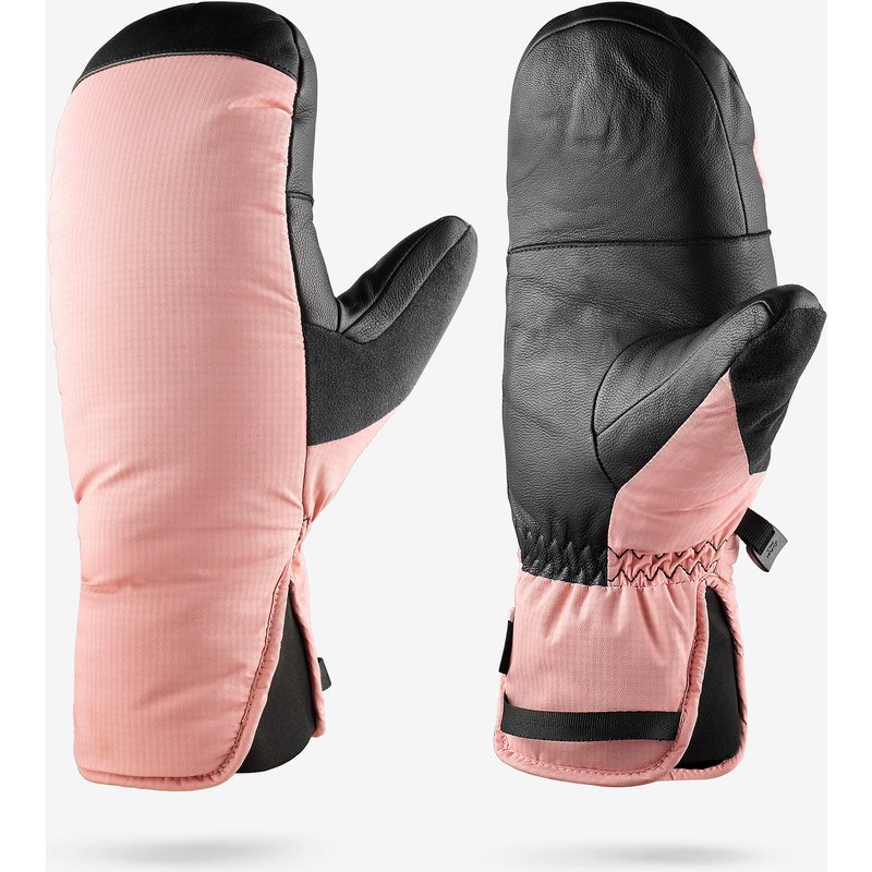 Skihandschuhe Fäustlinge Erwachsene warm - 500 rosa