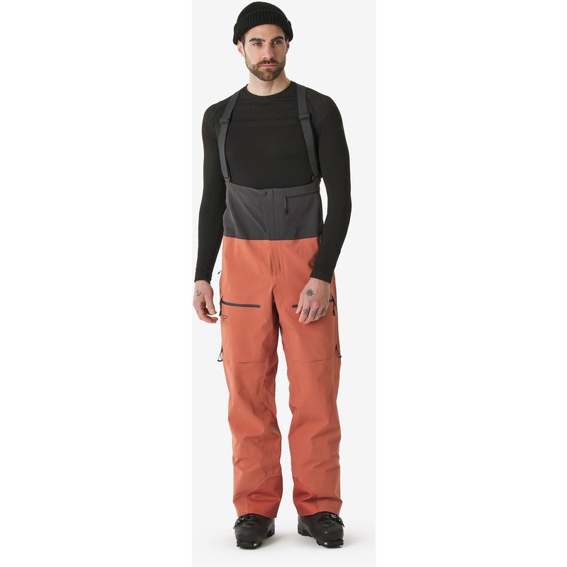 Skihose Herren wasserdicht Freeride - FR 900 braun