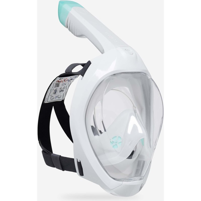 Schnorchelmaske ohne Tasche Easybreath Damen/Herren 500 grau