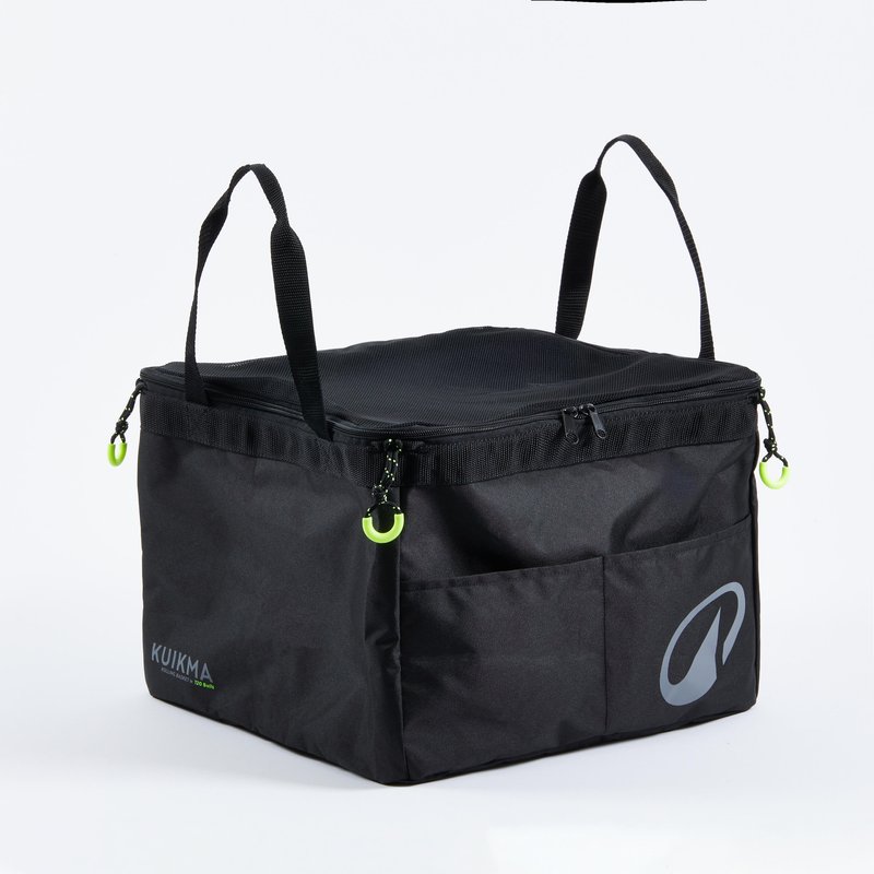 Tasche für Ballkorb Tennis und Padel - 120 Bälle schwarz