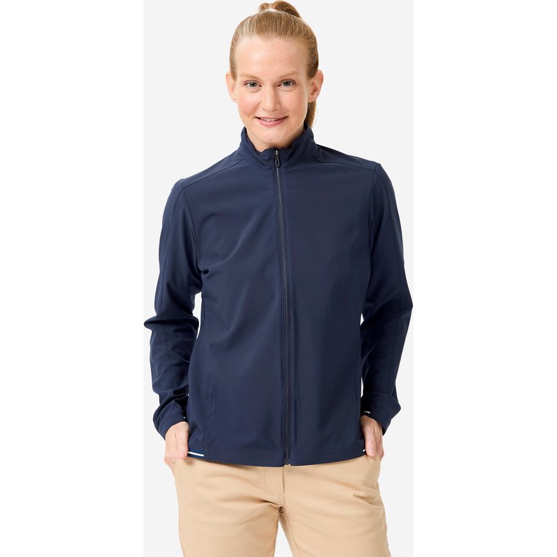 Damen Golf Windbreaker wasserabweisend - RW500 marineblau