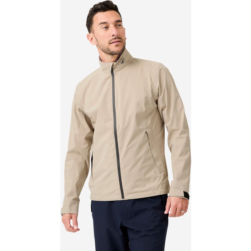 Herren Golf Regenjacke wasserdicht - RW500 beige