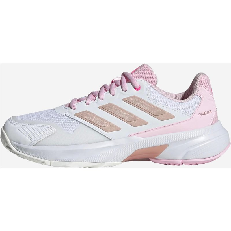 Damen Tennisschuhe Multicourt - Courtjam Control 3 weiss/rosa