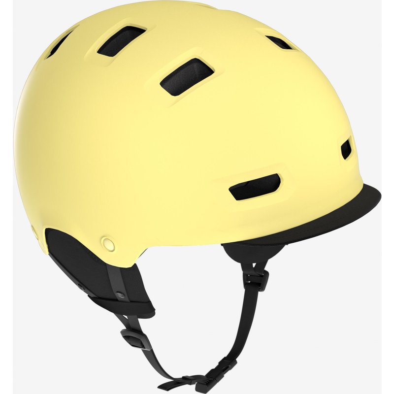 Fahrradhelm City 500 Bowl gelb