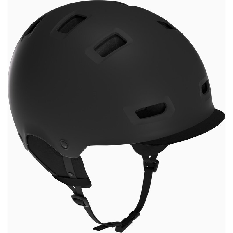 Fahrradhelm City 500 Bowl schwarz