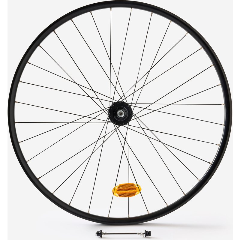Laufrad vorne City Bike Trekkingrad 28" Hohlkammerfelge Scheibenbremse schwarz