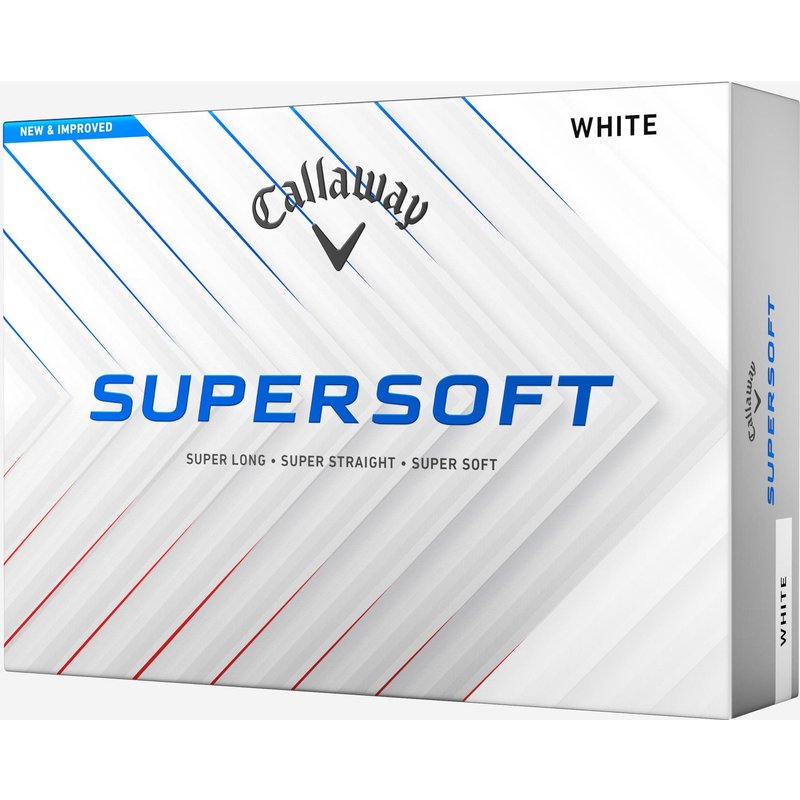 Golfbälle Callaway Supersoft 12 Stück weiß