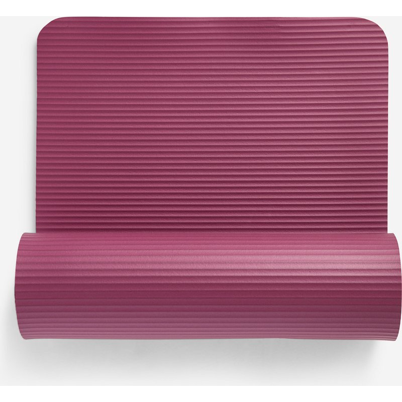 Pilatesmatte Komfort Dicke 15 mm - bordeaux