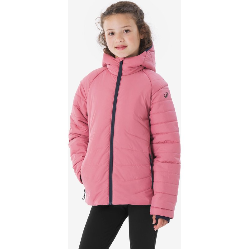 Wattierte Jacke Kinder Gr. 122–170 warm Wandern - MH 500 rosa