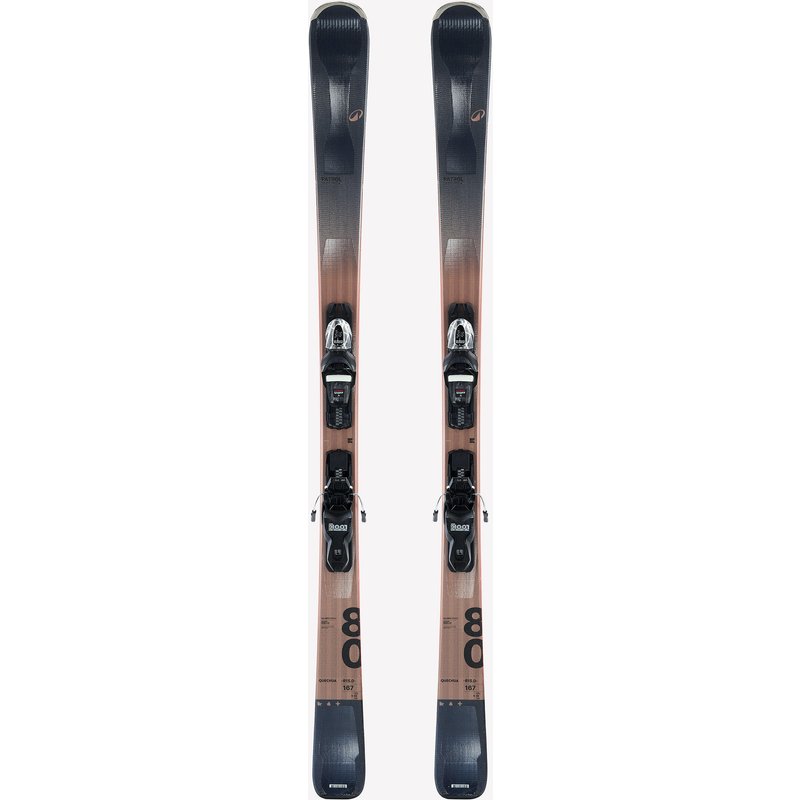 Ski Allmountain mit Bindung - Patrol 80 schwarz und Holz