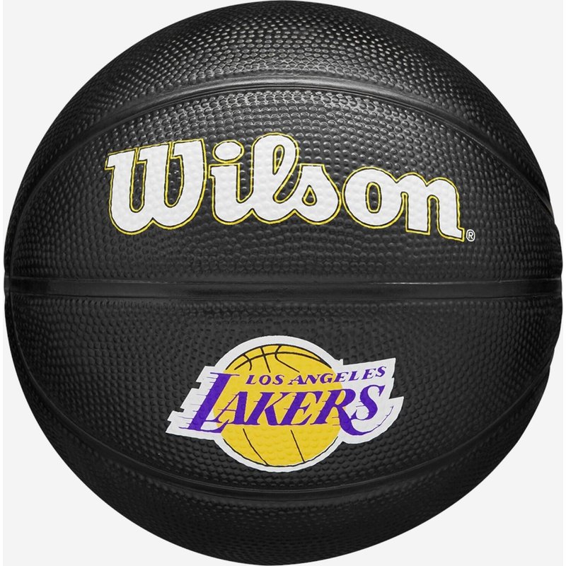 Basketball Größe 3 - Wilson NBA Team Tribute Los Angeles Lakers schwarz