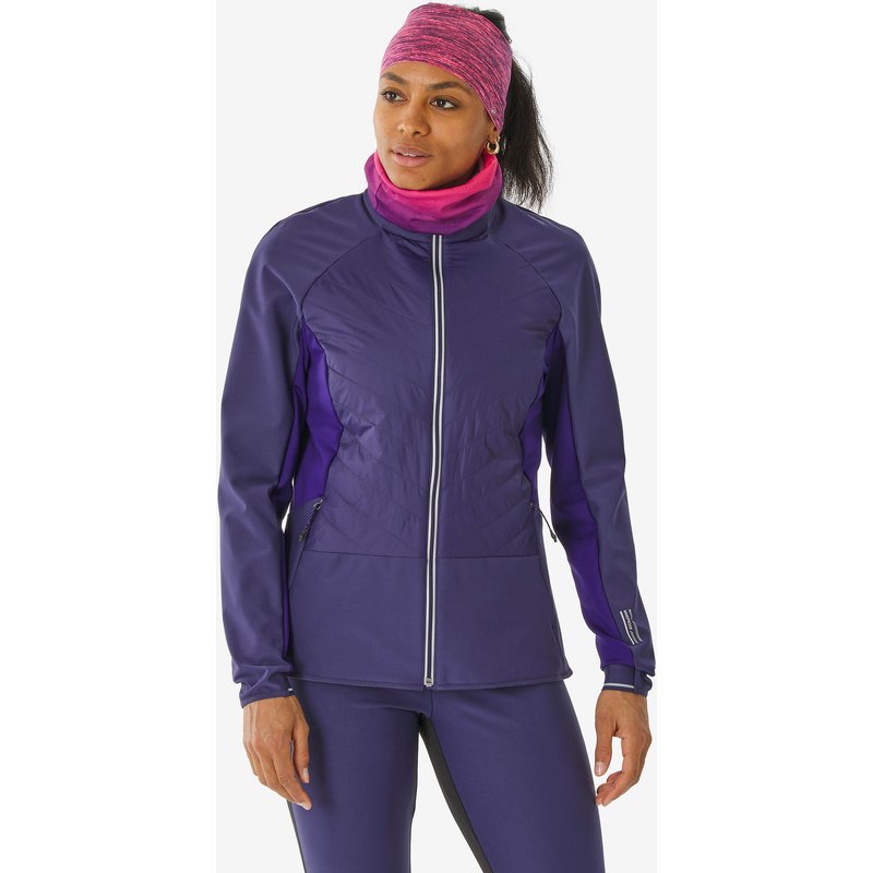 Langlaufjacke Damen winddicht – XCS 500 violett