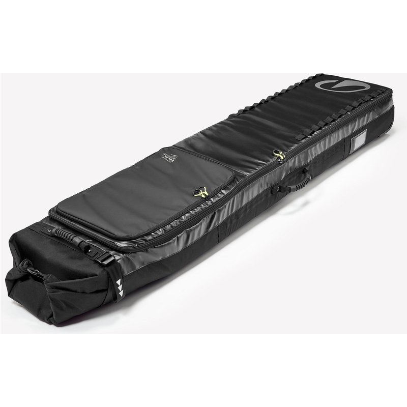 Transporttasche mit 2 Rollen für 2 Paar Ski oder 2 Snowboards 900 schwarz