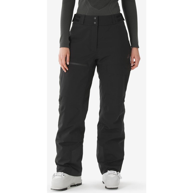 Skihose Snowboardhose Damen wasserdicht atmungsaktiv - 500 AM schwarz