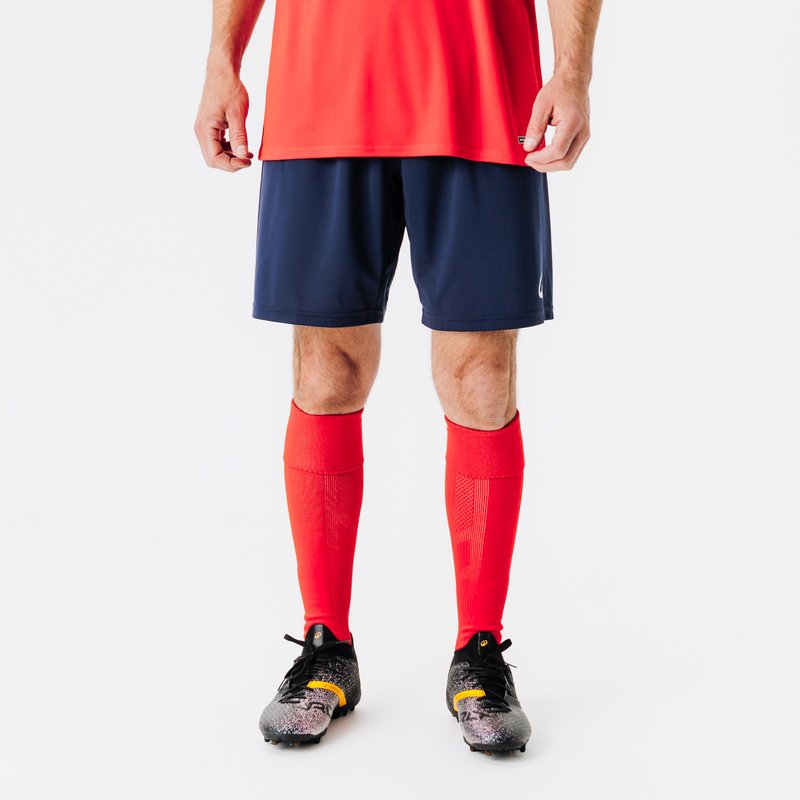 Damen/Herren Fußball Shorts - 100 Essential marineblau
