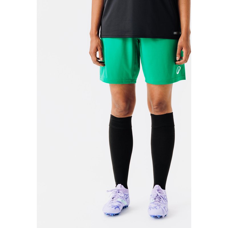 Damen/Herren Fußball Shorts - 100 Essential grün
