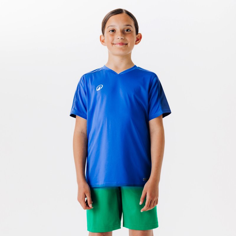 Kinder Fußball Trikot Kurzarm - Essential blau