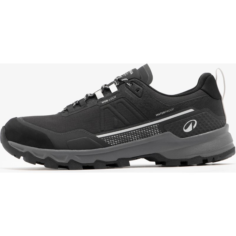 Wanderschuhe Herren wasserdicht leicht Wandern - MH500 Light schwarz