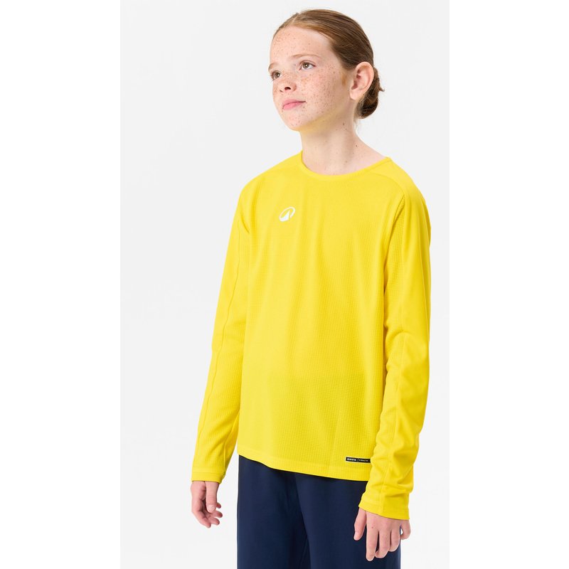 Kinder Fußball Trikot langarm - VIRALTO Club gelb