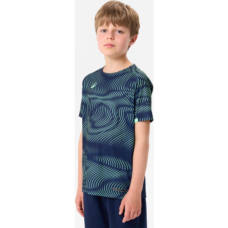 Kinder Fußball Trikot - Club Wavy marineblau/grün